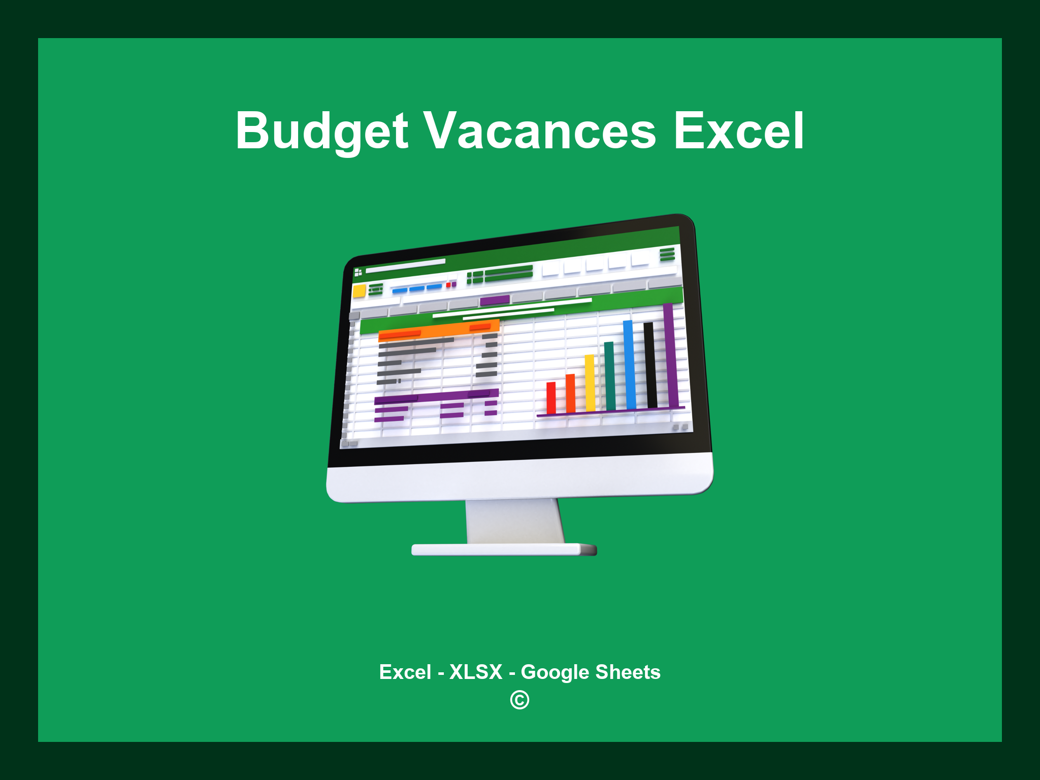 Budget Vacances Excel