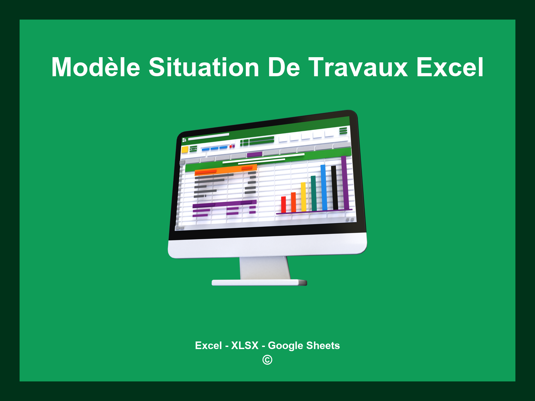 Modèle Situation De Travaux Excel
