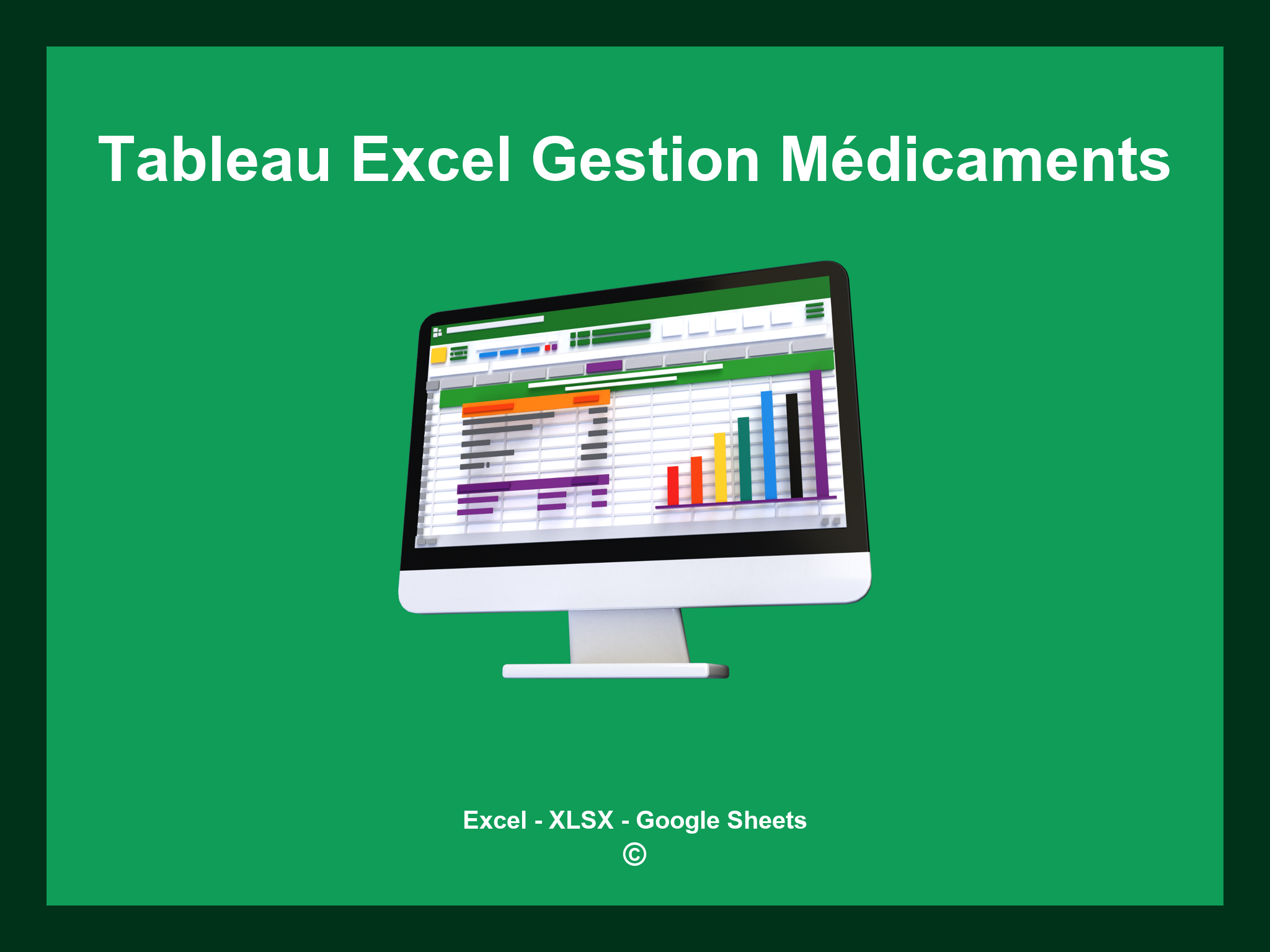 Tableau Excel Gestion Médicaments